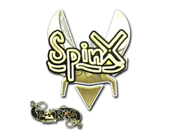 Sticker Spinx (Gold) | Paris 2023 - Preço e onde comprar no CS2