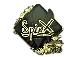 Sticker Spinx (Gold) | Rio 2022 - Preço e onde comprar no CS2