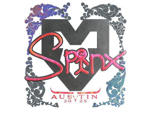 Sticker Spinx (Holo) | Austin 2025 - Preço e onde comprar no CS2