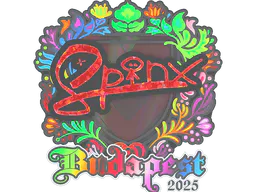 Sticker Spinx (Holo) | Budapest 2025 - Preço e onde comprar no CS2
