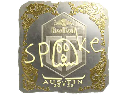 Sticker spooke (Gold) | Austin 2025 - Preço e onde comprar no CS2