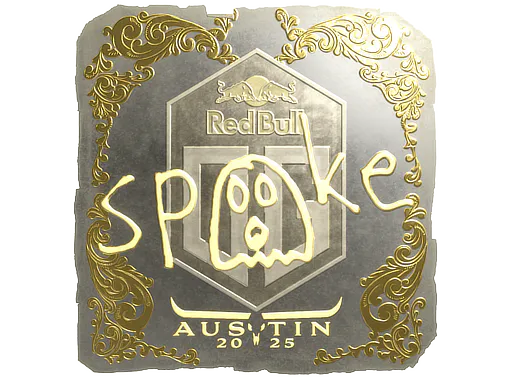 Sticker spooke (Gold) | Austin 2025 - Preço e onde comprar no CS2
