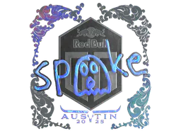 Sticker spooke (Holo) | Austin 2025 - Preço e onde comprar no CS2