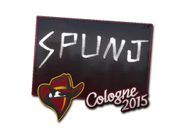 Sticker SPUNJ | Cologne 2015 - Preço e onde comprar no CS2