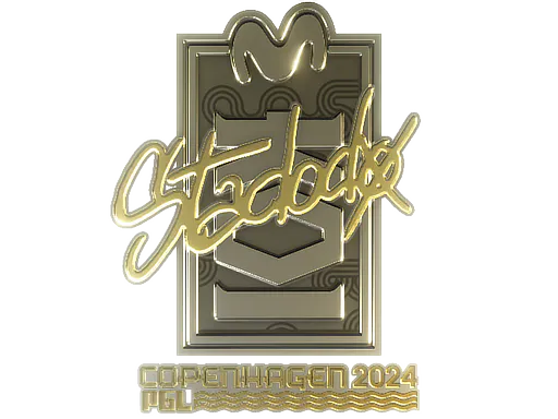 Sticker stadodo (Gold) | Copenhagen 2024 - Preço e onde comprar no CS2
