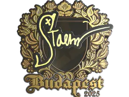 Sticker Staehr (Gold) | Budapest 2025 - Preço e onde comprar no CS2