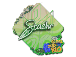 Sticker Staehr | Rio 2022 - Preço e onde comprar no CS2