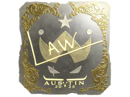 Sticker stanislaw (Gold) | Austin 2025 - Preço e onde comprar no CS2