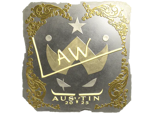 Sticker stanislaw (Gold) | Austin 2025 - Preço e onde comprar no CS2