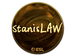 Sticker stanislaw (Gold) | Katowice 2019 - Preço e onde comprar no CS2