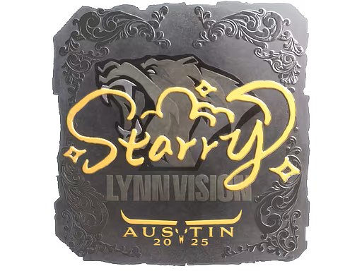 Sticker Starry (Foil) | Austin 2025 - Preço e onde comprar no CS2