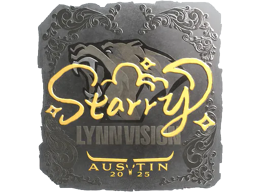 Sticker Starry (Foil) | Austin 2025 - Preço e onde comprar no CS2