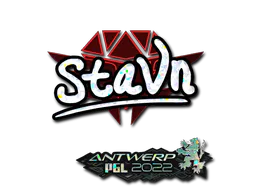 Sticker stavn (Glitter) | Antwerp 2022 - Preço e onde comprar no CS2