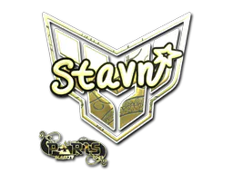 Sticker stavn (Gold) | Paris 2023 - Preço e onde comprar no CS2