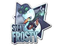 Sticker Stay Frosty - Preço e onde comprar no CS2