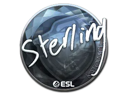 Sticker sterling (Foil) | Katowice 2019 - Preço e onde comprar no CS2