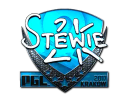 Sticker Stewie2K (Foil) | Krakow 2017 - Preço e onde comprar no CS2