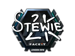 Sticker Stewie2K (Foil) | London 2018 - Preço e onde comprar no CS2