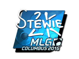 Sticker Stewie2K (Foil) | MLG Columbus 2016 - Preço e onde comprar no CS2