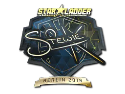 Sticker Stewie2K (Gold) | Berlin 2019 - Preço e onde comprar no CS2