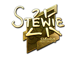 Sticker Stewie2K (Gold) | Boston 2018 - Preço e onde comprar no CS2