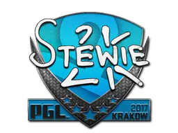 Sticker Stewie2K | Krakow 2017 - Preço e onde comprar no CS2