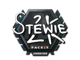 Sticker Stewie2K | London 2018 - Preço e onde comprar no CS2