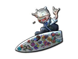 Sticker Sticker Bomb Surf K (Foil) - Preço e onde comprar no CS2