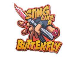 Sticker Sting Like A Butterfly - Preço e onde comprar no CS2