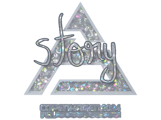 Sticker story (Glitter) | Copenhagen 2024 - Preço e onde comprar no CS2