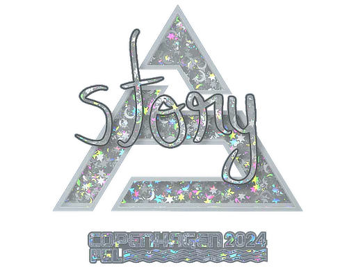 Sticker story (Glitter) | Copenhagen 2024 - Preço e onde comprar no CS2
