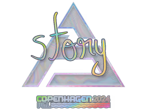 Sticker story (Holo) | Copenhagen 2024 - Preço e onde comprar no CS2