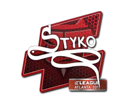 Sticker STYKO | Atlanta 2017 - Preço e onde comprar no CS2