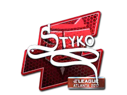 Sticker STYKO (Foil) | Atlanta 2017 - Preço e onde comprar no CS2