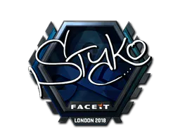Sticker STYKO (Foil) | London 2018 - Preço e onde comprar no CS2