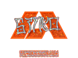 Sticker STYKO (Glitter) | Copenhagen 2024 - Preço e onde comprar no CS2