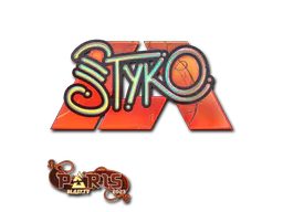 Sticker STYKO (Holo) | Paris 2023 - Preço e onde comprar no CS2