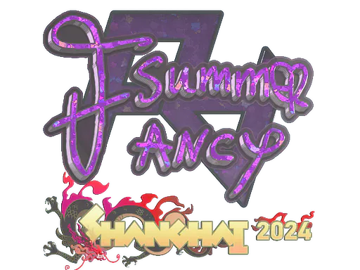 Sticker Summer (Glitter) | Shanghai 2024 - Preço e onde comprar no CS2