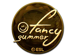 Sticker Summer (Gold) | Katowice 2019 - Preço e onde comprar no CS2