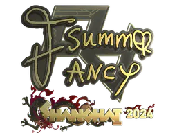 Sticker Summer (Gold) | Shanghai 2024 - Preço e onde comprar no CS2