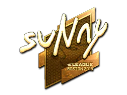 Sticker suNny (Gold) | Boston 2018 - Preço e onde comprar no CS2
