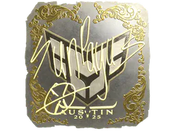 Sticker SunPayus (Gold) | Austin 2025 - Preço e onde comprar no CS2