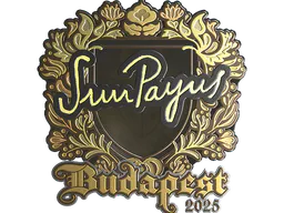 Sticker SunPayus (Gold) | Budapest 2025 - Preço e onde comprar no CS2