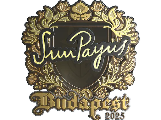 Sticker SunPayus (Gold) | Budapest 2025 - Preço e onde comprar no CS2