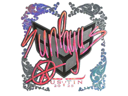 Sticker SunPayus (Holo) | Austin 2025 - Preço e onde comprar no CS2