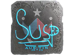 Sticker susp (Foil) | Austin 2025 - Preço e onde comprar no CS2