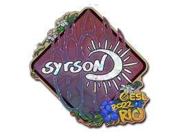 Sticker syrsoN (Glitter) | Rio 2022 - Preço e onde comprar no CS2