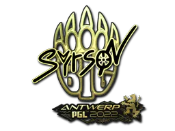 Sticker syrsoN (Gold) | Antwerp 2022 - Preço e onde comprar no CS2