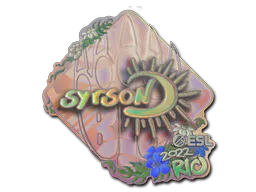 Sticker syrsoN (Holo) | Rio 2022 - Preço e onde comprar no CS2