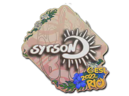 Sticker syrsoN | Rio 2022 - Preço e onde comprar no CS2